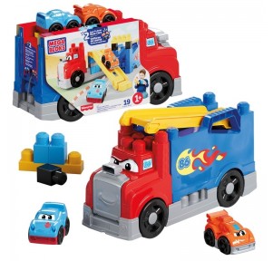 Camión de Carreras y Construcción Megablocks