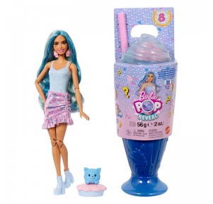 Barbie Pop Reveal Sorpresa Vaso Azul