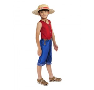Disfraz One Piece Luffy Classic T.M 9-10 años