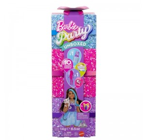 Barbie Party Unboxed GRWM Sorpresa Morado