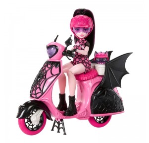 Monster High Draculaura y su Scooter