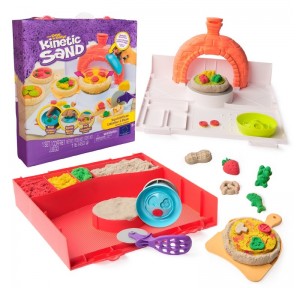 Kinetic Sand Squish Pizza