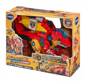 Switch & Go Dinos 2 en 1 DragoRex Dinocar