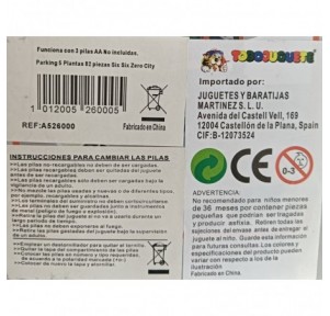 Parking 5 Plantas 82 piezas Six Six Zero City