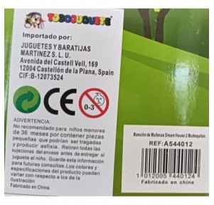 Mansión de Muñecas Dream House 2 Muñequitas