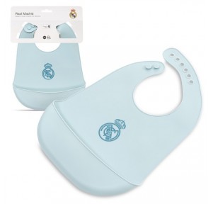 Babero silicona Real Madrid Interbaby Babero silicona Real Madrid Interbaby