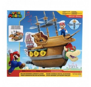 Super Mario Aeronave de Bowser + Figura 6cm