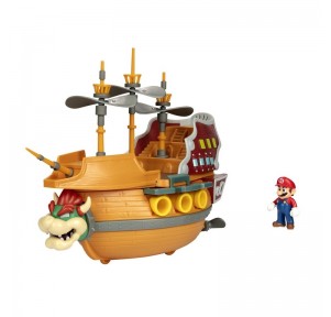 Super Mario Aeronave de Bowser + Figura 6cm