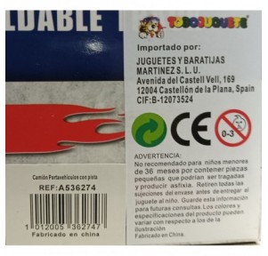 Camión Portavehículos con Pista Extensible Racing