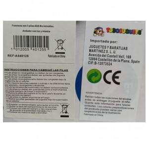 Andador Azul Actividadades y Pizarra Music Walker