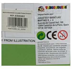 Maletín Herramientas Dinosaurio con Ruedas Verde