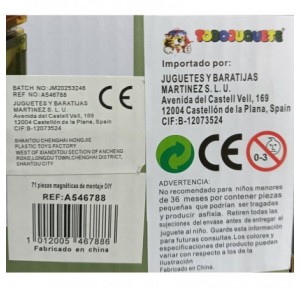 Set 72 piezas Geométricas y Magnéticas Diamond