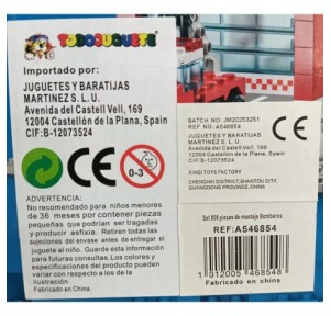 Gran Set Bomberos 808 piezas de montaje City