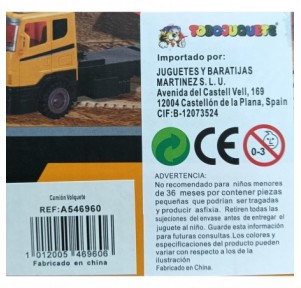 Camión Volquete Truck Series City Construction