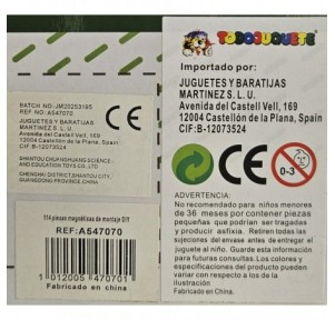 114 Cubos Magnéticos con 10 Dinosaurios DIY Cubes