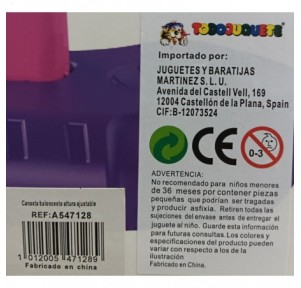 Canasta Baloncesto WOW Azul Altura Ajustable