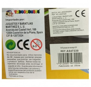 Gran Set Bloques Construcción 1615 piezas Bricks