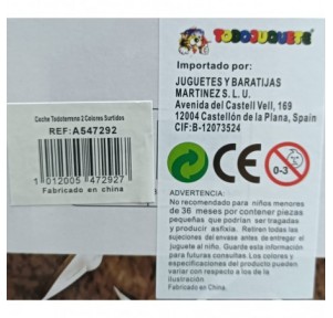 Coche Todoterreno Policía Patrol Inertia 2 Colores