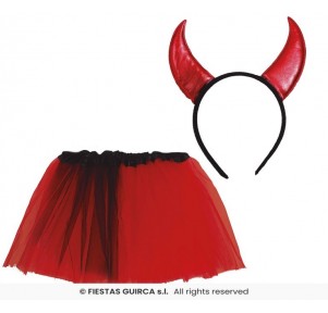 Set Falda + Diadema Demonia