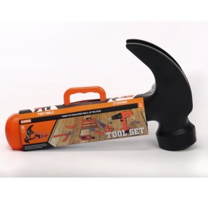 Maletín Figura Martillo con Herramientas 21 piezas