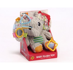 Elefante Blandito Texturas Actividades Baby Plush
