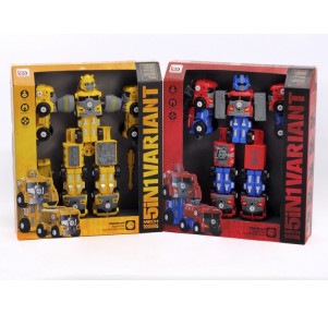 Robot Transformer 5en1 Warrant 2 modelos surtidos