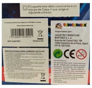 Pista Coches Triple Loop 91 piezas Glow Flip Track