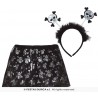 Set Falda + Diadema Calaveras
