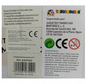 Set 118 piezas Geométricas y Magnéticas Star