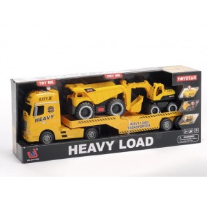 Camión Trailer 2 Vehículos Construcción Heavy Load