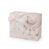 Set peluche conejito + mantita estrellas Interbaby