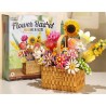 Set Cesta con Flores 1615 piezas Flower Basket