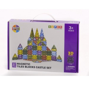 57 Piezas Magnéticas Castillo 3D Diamond Castle