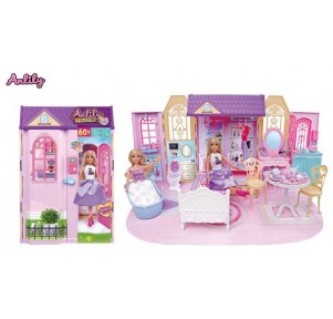 Casita con Muñeca Anlily 60 piezas Dream House