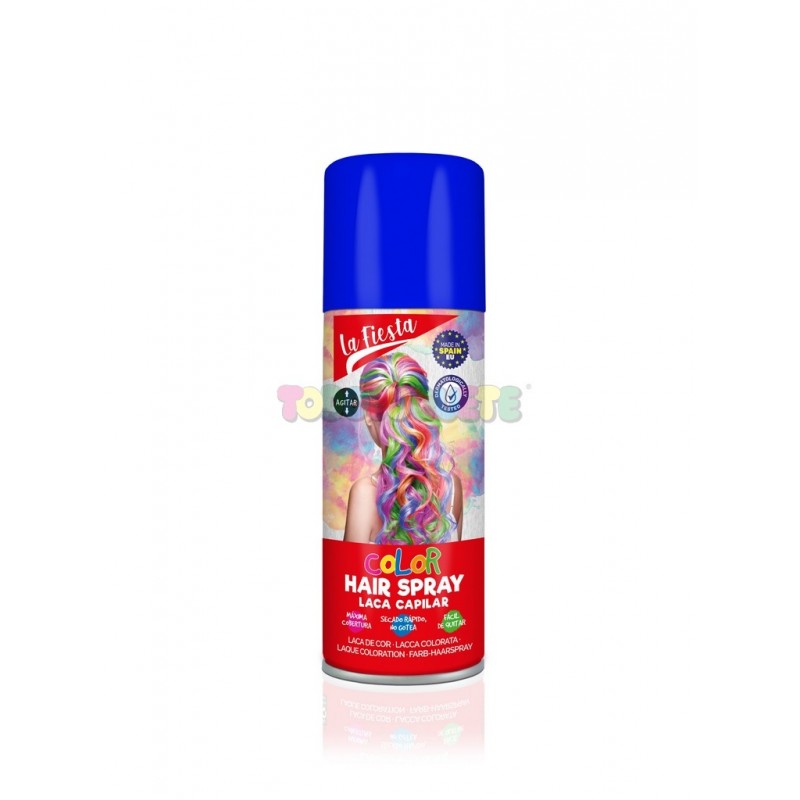 Laca Capilar Color Azul 125 ml La Fiesta