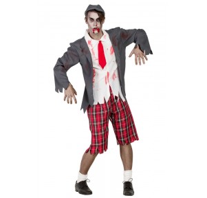 Disfraz Zombie Colegial Schoolboy M-L