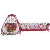 Casita Tela Triangular con Túnel 100 Bolas de 7 cm