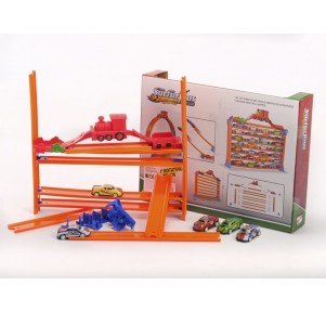 Maletín Raíles Pista Loop con 5 Coches Surfurious