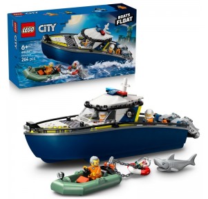 Lego City Persecución en Barco de Policía