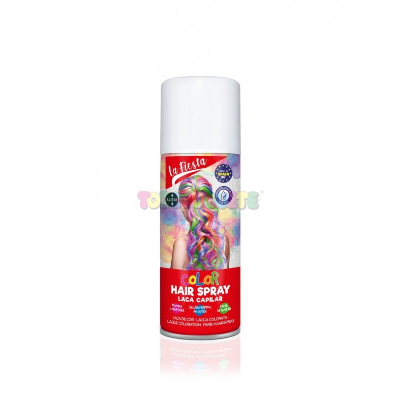 Laca Capilar Color Blanco 125 ml La Fiesta