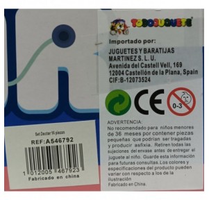 Set Doctor Maletín Azul Transparente 16 Piezas