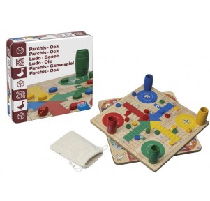 Juego Parchís Oca Caja de Lata