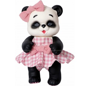 Oso Panda Reborn Vestido Vichy