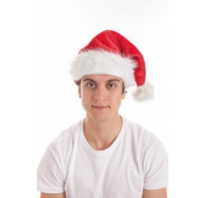 Gorro Papá Noel Efecto Pelo