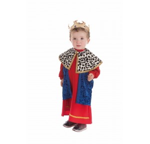 Disfraz Bebé Rey Mago Capa Azul 12 meses