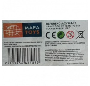 Maletín 12 Coches miniatura Die Cast Road Diary