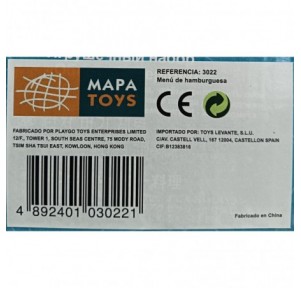 Bandeja Menú Hamburguesa y Postre Lunch 23 piezas