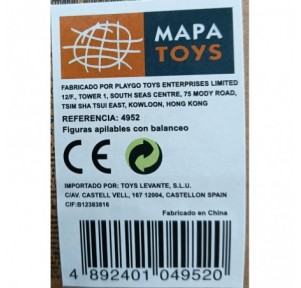 Pirámide 7 piezas Bio Rocking Stacking Shapes