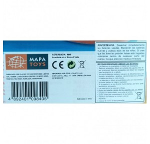 Barco Pirata 9 piezas 4 sonidos y frases Adventure