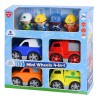 Set 4 Vehículos Servicios Mini Wheels 4 in 1